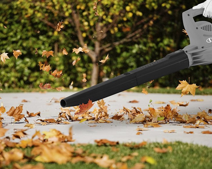 What should you look for before purchasing a corded electric leaf blower